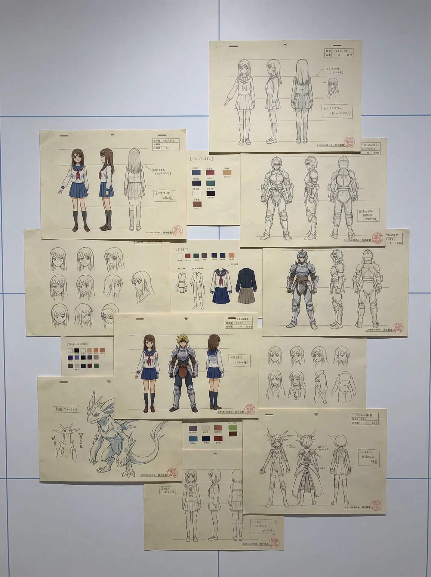 里番网 动画监督佐藤凛的角色设定集
