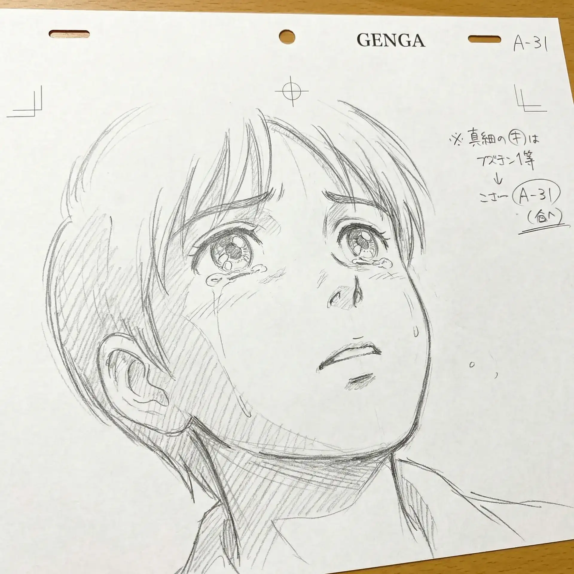 里番网 角色情感特写原画泪目表情